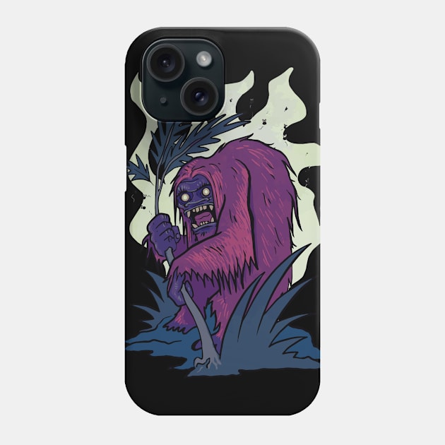 Skunk Ape Phone Case by JonathanDodd_Draws