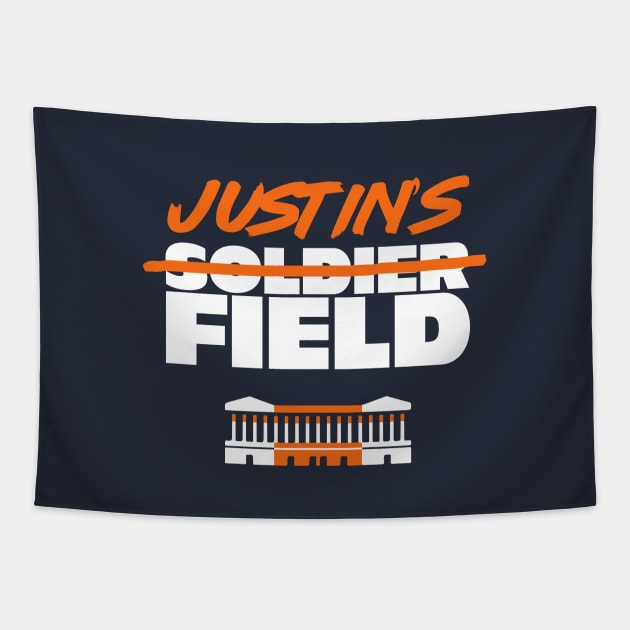 Justin's (Soldier) Field - Chicago Bears Tapestry by BodinStreet