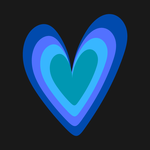 blue Hearts by elhlaouistore