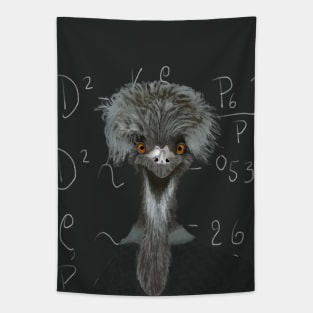 Funny Emu | Einstein | Humorous Gift Tapestry