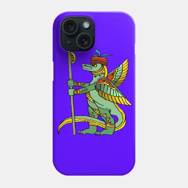 Ancient Egyptian Painting - Dragon Warrior Phone Case by PatrioTEEism