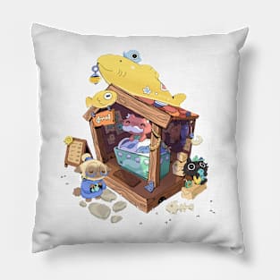 Fish Shop Pillow