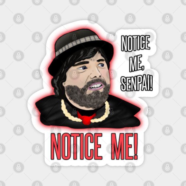 Notice Me Senpai Guy Meme Painted - senpai notice me roblox id