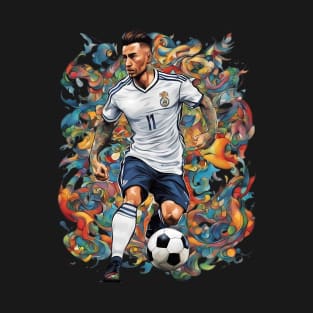 Football Soccer Graffiti T-Shirt