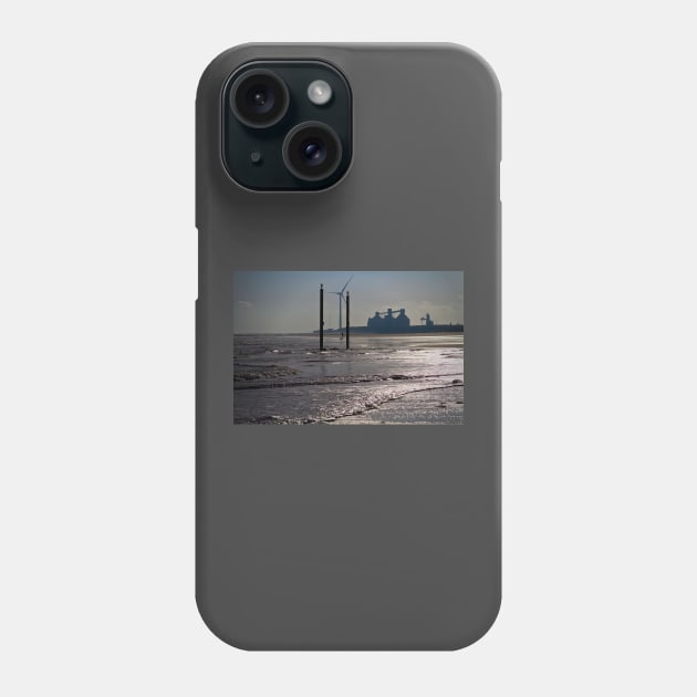 Cambois beach in Northumberland Phone Case by Violaman