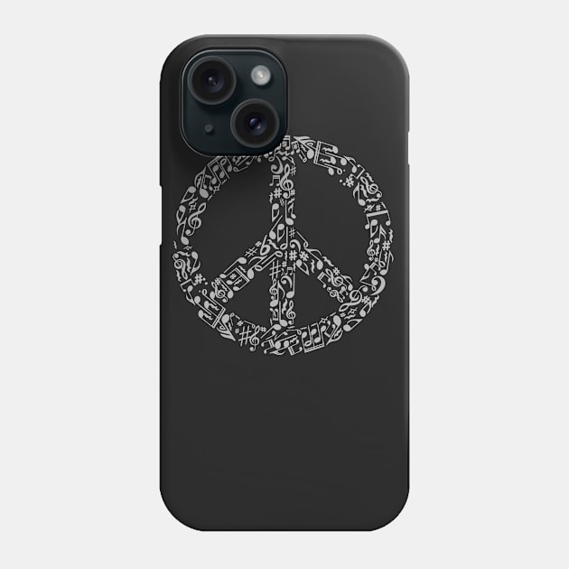 Music for Peace Phone Case by hbwdesigns