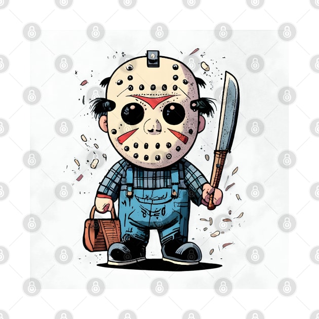 cute mad jason chibi by Aldrvnd