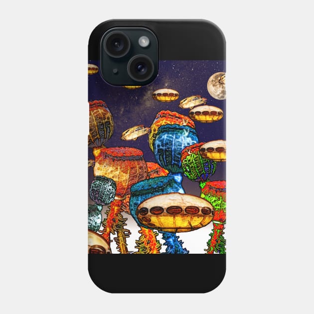 Spaced Out Phone Case by Borges