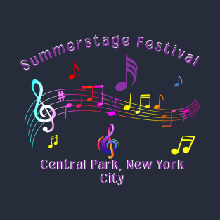 Summer Stage Festival Central Park New York T-Shirt