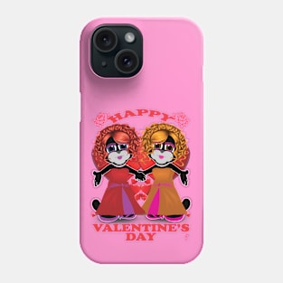 Zapped Kat Happy Valentine’s Day by Swoot Phone Case