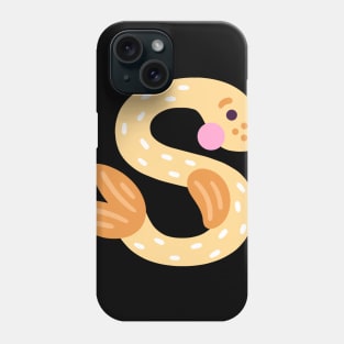 Letter S animal alphabet back to school Phone Case