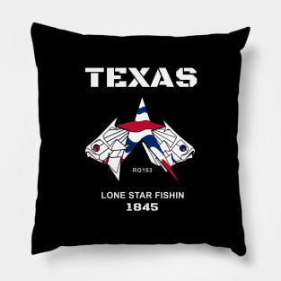 Texas Lone Star Fish State Pillow