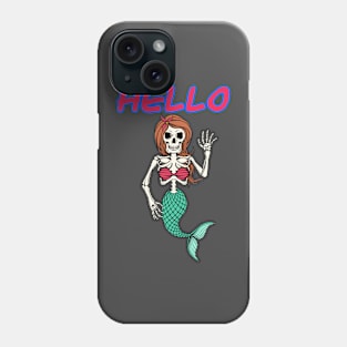 Little mermaid skull Phone Case