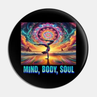 Mind, Body, Soul Pin