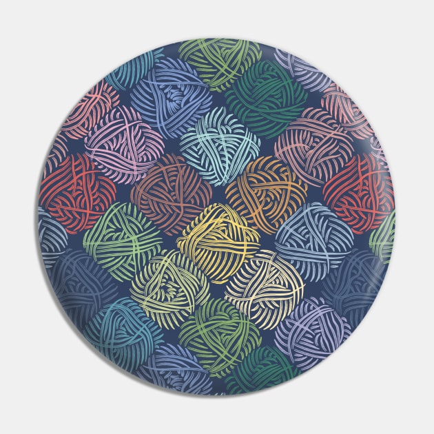 Yarnoholic paradise in dark blue Pin by runcatrun