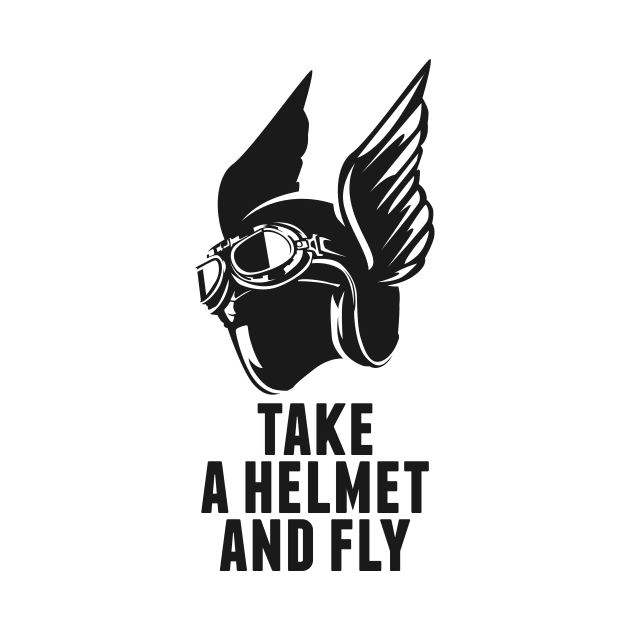 take a helmet and fly by keenkei