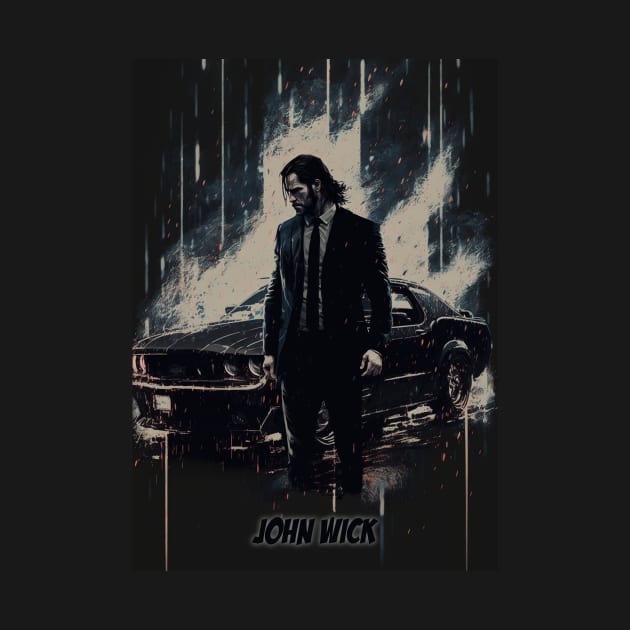 John Wick illustration by Durro