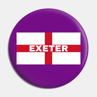 Exeter City in English Flag Pin