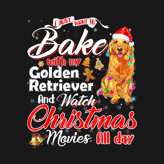 Bake Stuff With Golden Retriever And Watch Christmas by eldridgejacqueline