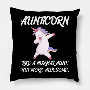 Aunticorn like a normal Aunt Pillow