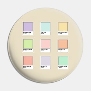 Aesthetic Pastel Color Cards Pin