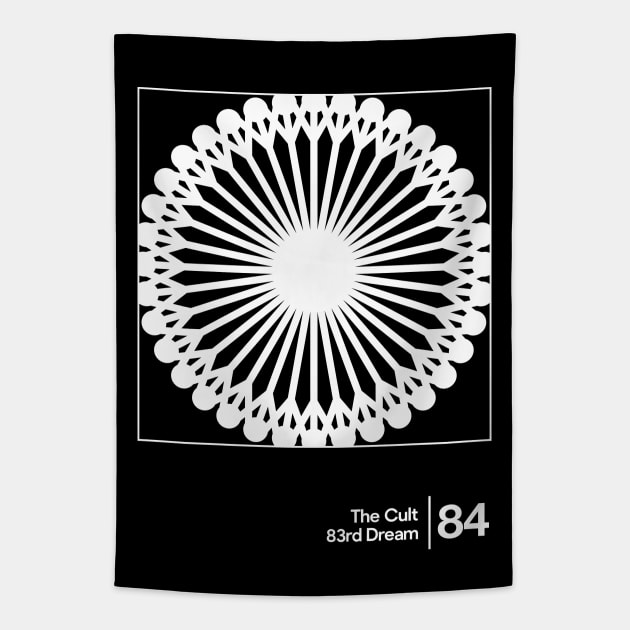 The Cult / Minimalist Style Graphic Artwork Design Tapestry by saudade