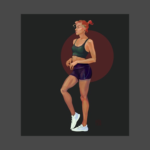 sports girl by Maryna