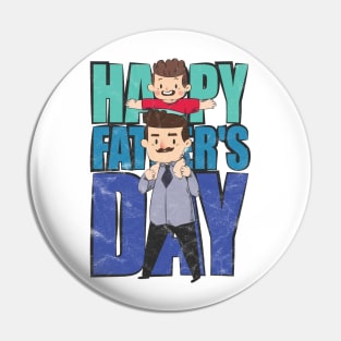 Happy Father's Day Pin