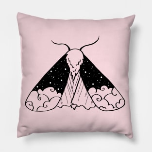 Night Sky Moth - Variant Pillow