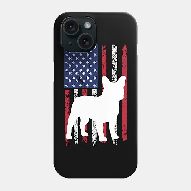 french bulldog July 4  America patriotic dog usa Independence Day Phone Case by PhiloArt
