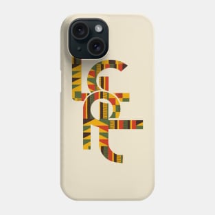 4 Cultural Progress Tees Logo - Kente Phone Case