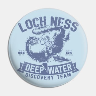 Loch Ness Deep Water Discovery Team Pin