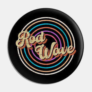 vintage circle line color Rod Wave Pin