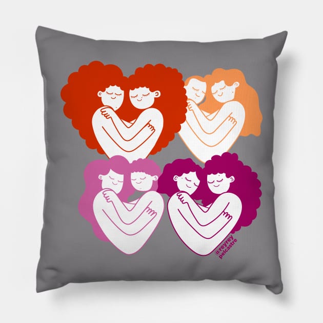 Sapphic Pillow by Rey Rey