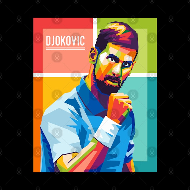 djokovic by cool pop art house