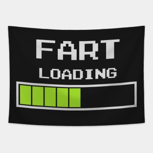 Fart Loading Funny Computer Retro T shirt Tapestry