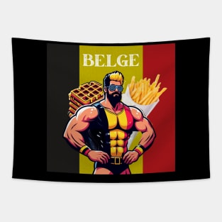 Belge: Waffles and Fries Tapestry