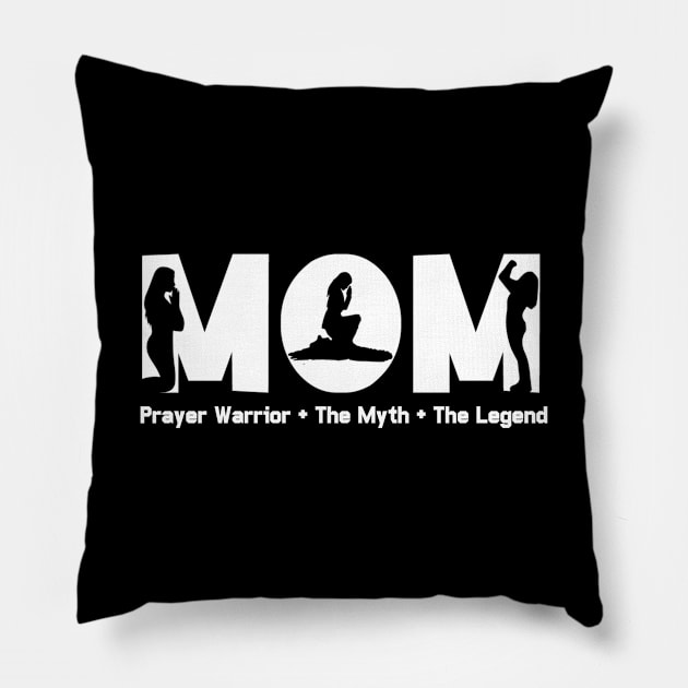 MOM Prayer Warrior Design Pillow by Creative Expression By Corine