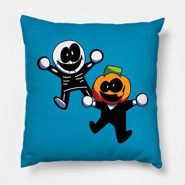 spooky month Pillow by Snapdragon