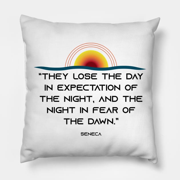 Stoic Philosophy Pillow by emma17