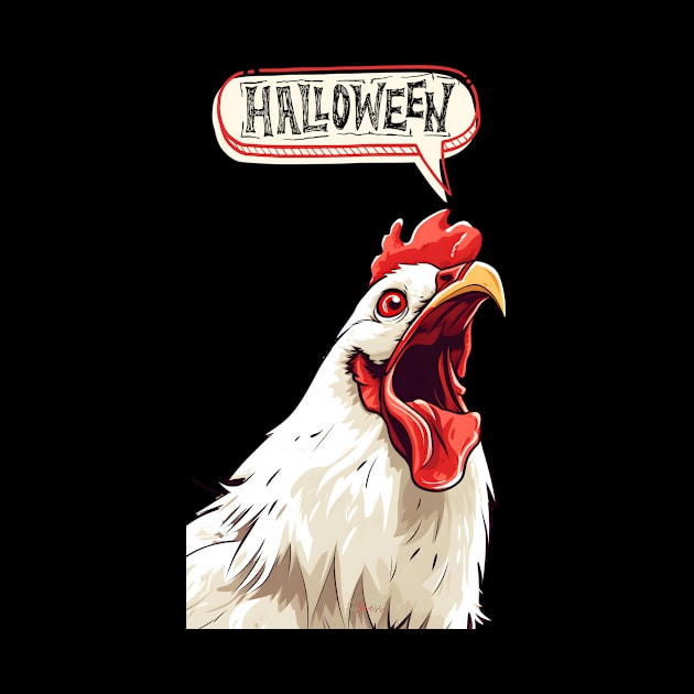 Halloween Chicken by Funtomass