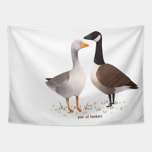 Pair of Honkers Tapestry