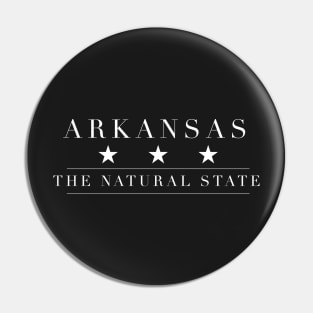 Arkansas - The Natural State Pin