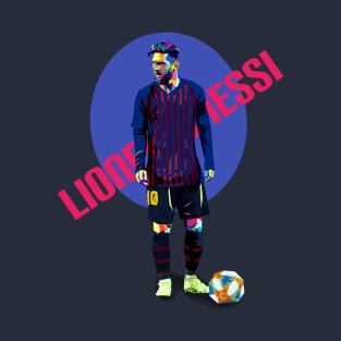 Lionell messi wpap art design T-Shirt