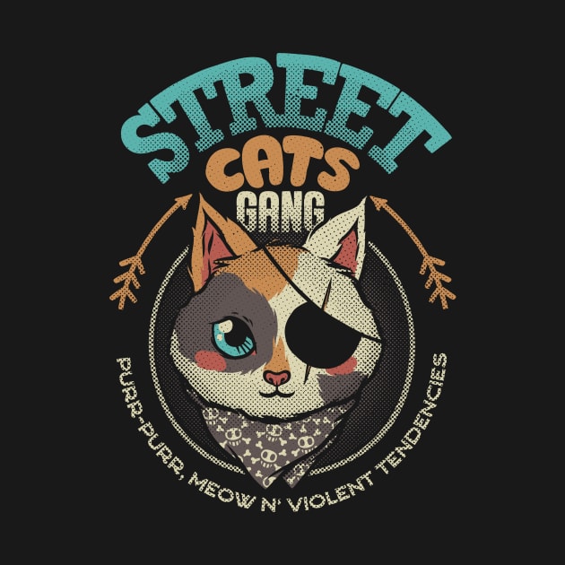 Street Cats Gang Purr Purr Meow and Violent Tendencies by Tobe Fonseca by Tobe_Fonseca