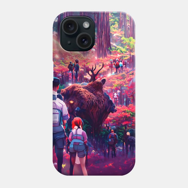 Roosevelt Elk Trails of Redwood Phone Case by DaysuCollege