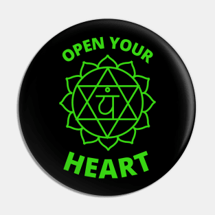 Open your Heart Chakra Pin