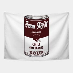 Texas A&M Aggies Soup Can Tapestry