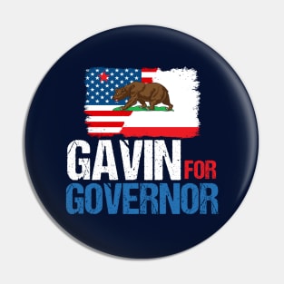 Gavin for Governor California Election Pin