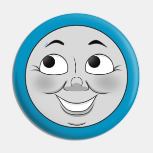 Edward excited face Pin